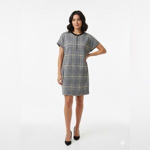 Zara TRF Plaid Dress NWT
